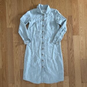 🩷 stunning 💯 linen shirt dress 🩷